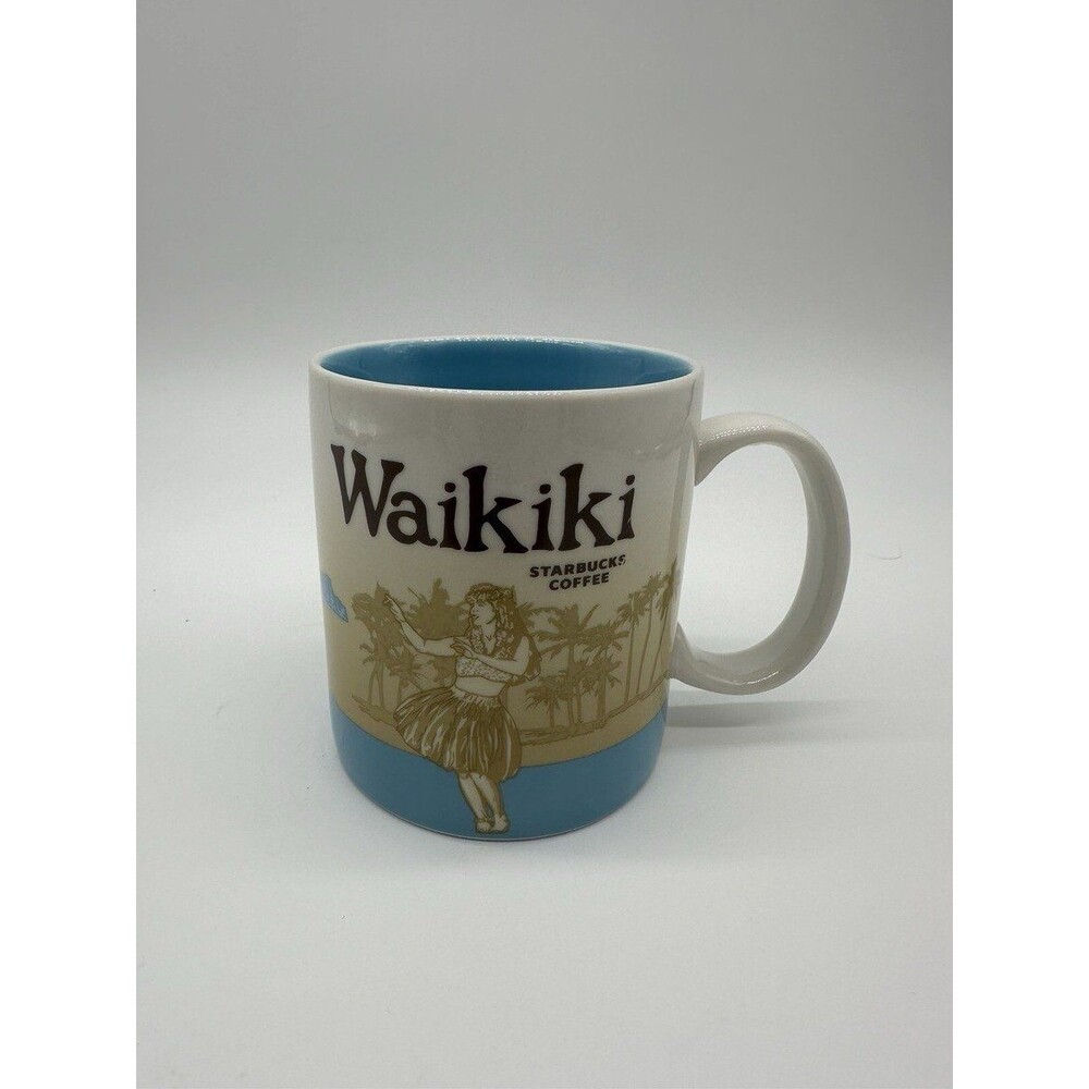 NWOT Starbucks 2011 Collector's Series Global Icon Waikiki Ceramic Mug 16oz